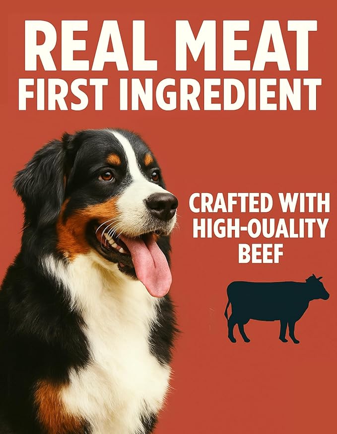 CountryMax Maggie & Duke's Tender Bites in Gravy Canned Dog Food, 14 oz Cans – Premium Wet Food for Dogs, High Protein, Grain-Free, Natural Ingredients (24 Pack, Hearty Beef)