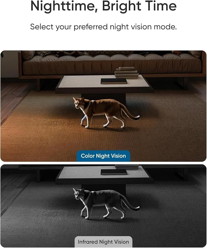 eufy Security Indoor Cam E30 2-Cam Kit, Latest Generation,4K UHD Security Camera, Pet/Dog/Baby Camera with Phone app, Color Night Vision, Human/Pet Auto Tracking,360° Coverage,Works with Homekit,White