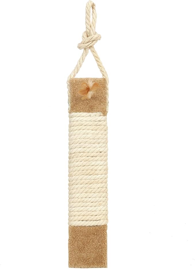 Ware Manufacturing Carpeted Kitty Scratch Surface Door Hanger Post, 19-Inch