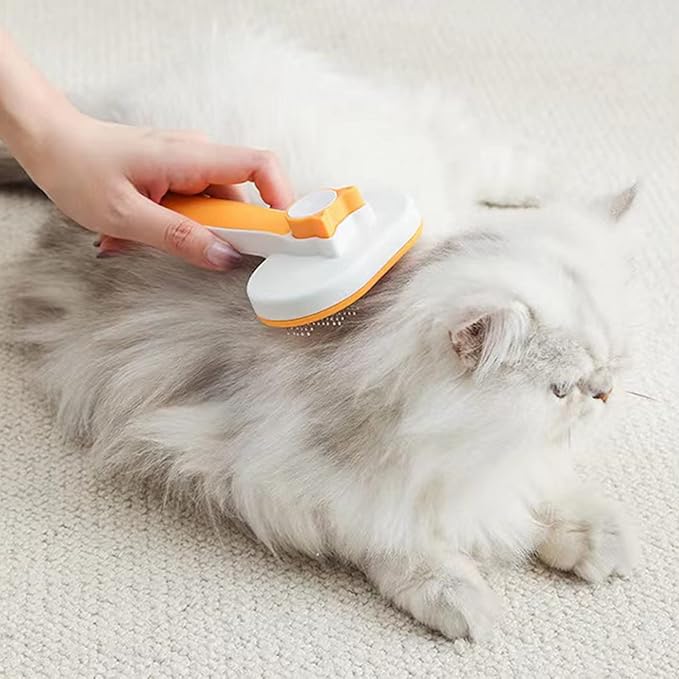 Pet Brush Slickers Comb Bent Steel Needle For Shedding & Grooming For All Long/Short Hair Dogs Cats Pet Dog Slickers Brush Soft Massage Grooming For Dogs Cats With Double