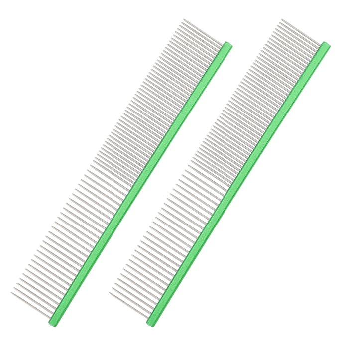 2PCS Hair Brush Comb For Cats Shedding Furs Grooming Dog Remover Massage Messfree Pet Grooming Supply Cats Hair Deshedding Brush