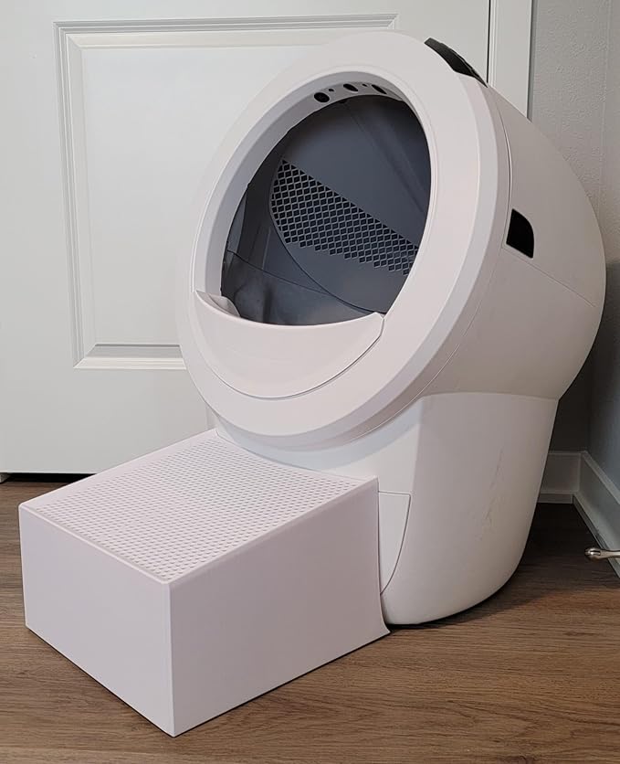 Litter Platform for Litter-Robot 4, 5, 5, Pro, EVO | Your Ultimate Tracking Solution! (White)