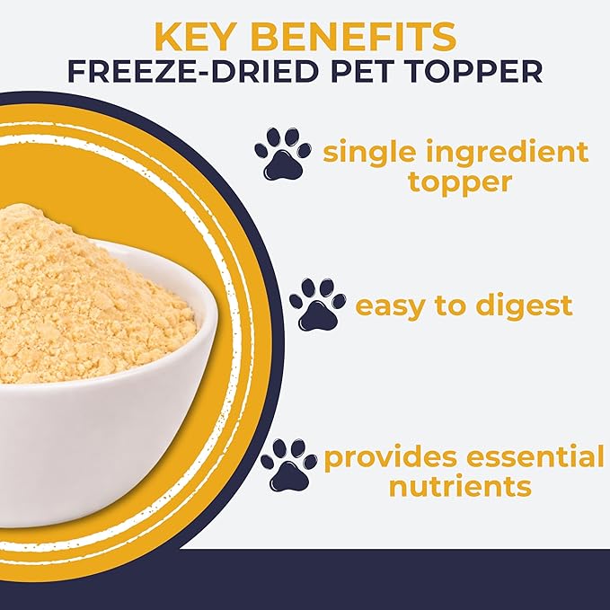 Momentum Carnivore Nutrition Freeze-Dried Chicken Breast Pet Food Topper – Single-Ingredient, All-Natural Topper – High-Protein for Dogs and Cats, Grain-Free and Made in The USA– (3.75 oz Bag)