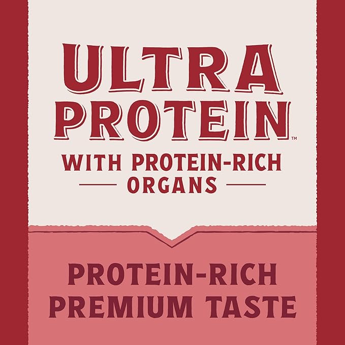 Natural Balance Ultra Protein Wet Cat Food Cuts in Gravy, Real Salmon Recipe with Protein-Rich Organs for Cats, Organ Cat Food with High Protein - 2.7oz. (Pack of 10)
