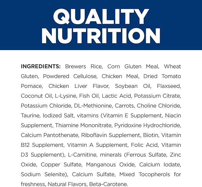 Hill's Prescription Diet c/d + Metabolic, Urinary + Weight Care Chicken Flavor Dry Cat Food, Veterinary Diet, 12 lb. Bag