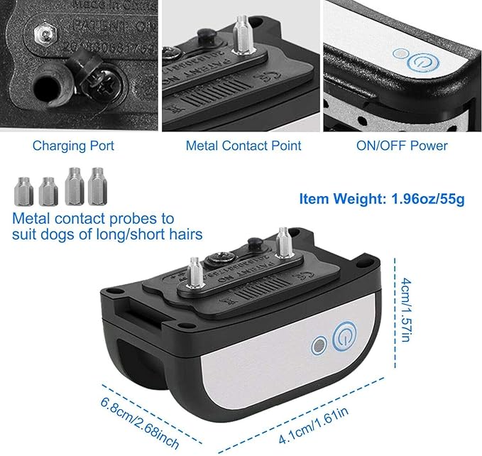 iMeshbean 1/2/3 Dog Fence Wireless, Outdoor Electric Pet Containment System,with Waterproof and Rechargeable Training Collar Receiver Dog Boundary Container (for 3 Dogs)