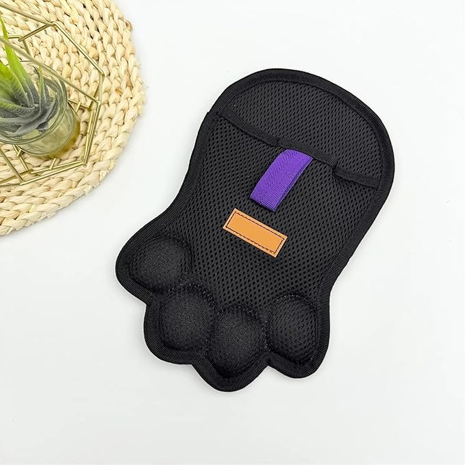 Reusable Pet Grooming Glove - Static Hair Remover Scrubber, Cleaning Tool for Cats Dogs, Comfortable Hand Fit Design, Pet Care Feature, Suitable for Furniture Carpet Couch Car Seat