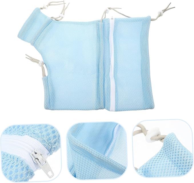 BESPORTBLE Cat Bathing Bag Breathable Mesh Cat Grooming Bag Adjustable Scratch-Resistant Design for Nail Trimming Suitable for Kittens and Puppies Accessory