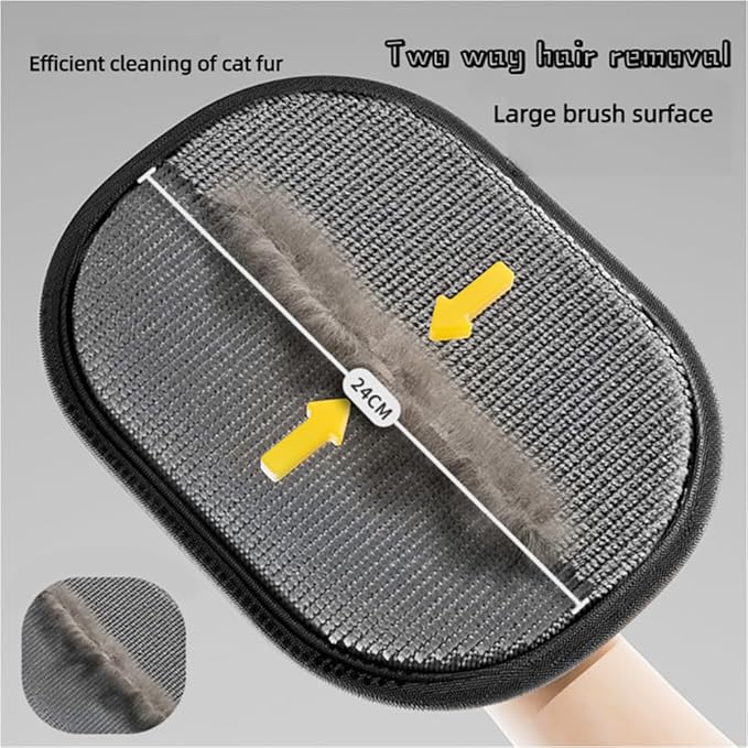 Pet Hair Remover, 2025 New Pet Hair Remover Electrostatic Gloves for Cats & Dogs, Double-Sided Reusable Electrostatic Gloves for Couch, Clothing, Carpet (1 PCS)