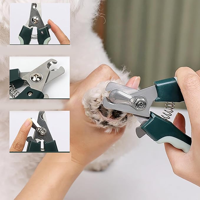 Grooming Brush Kit 8pcs for Shedding Matted Fur Self-Cleaning with Cat Dog Grooming Scissors Flea Comb Pet Grooming and Comb Bath Brush for Indoor Long-Haired Cats