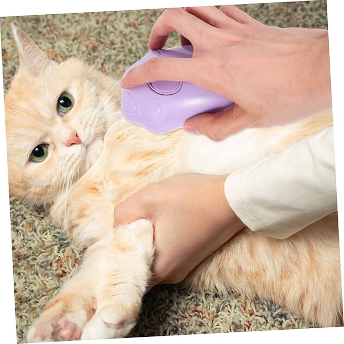 2pcs Steam Cat Grooming Brush Portable Bathing Massage Tool for Dogs and Cats Hair Self-cleaning Design for Pet Owners