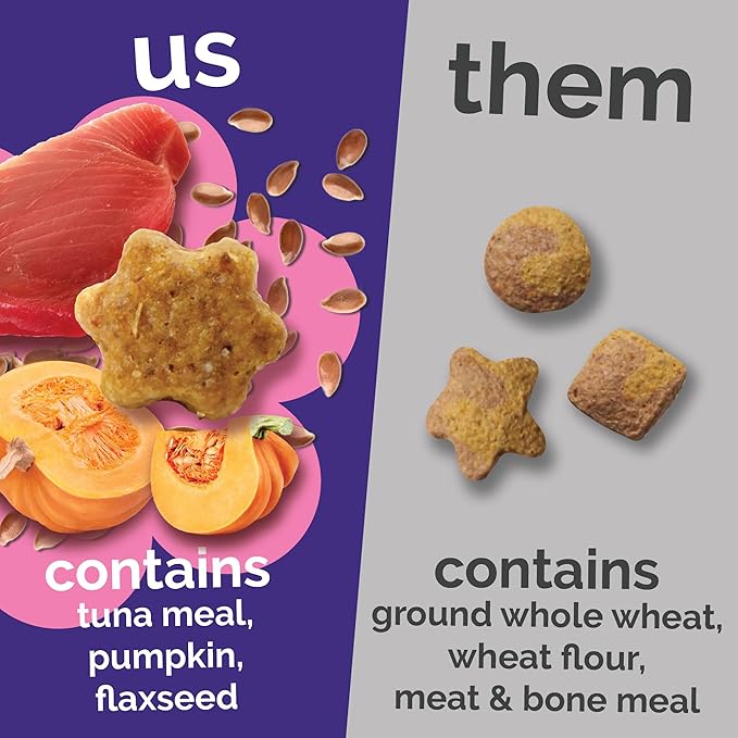 Fruitables Cat Treats Crunchy Cat Treats, Healthy Low Calorie Kitten Snacks, Made Without Wheat, Corn and Soy, Kitten Essentials, Made with Real Tuna and Pumpkin, 30 Ounces