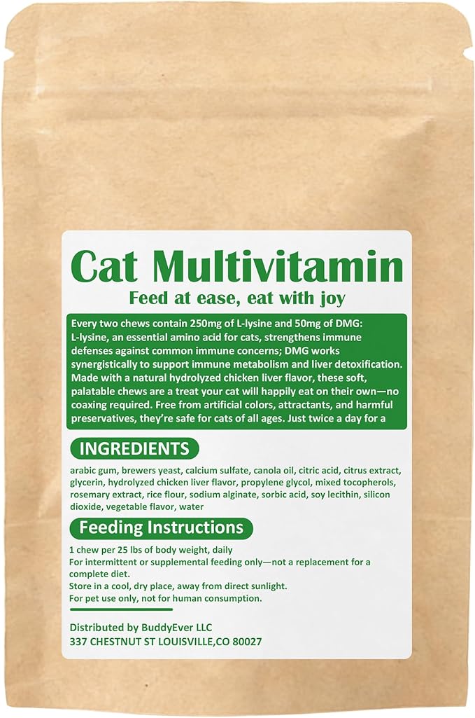 Cat Vitamins Supplements