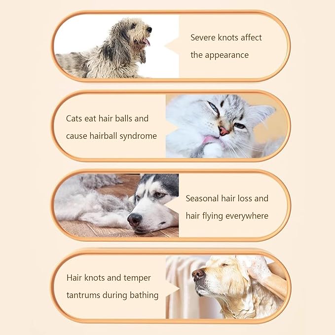 Cat Knotting Comb - Dogs Cats Knotting Grooming Tool,Knot Release Pet Comb | for Kittens Puppies Home Apartment Bath Shower
