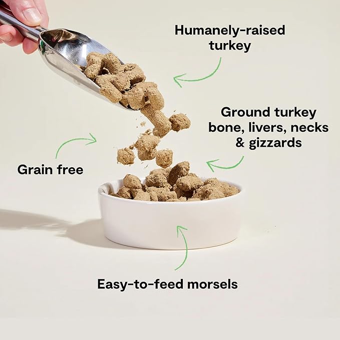 Open Farm Freeze Dried Raw Dog Food, Humanely Raised Meat Recipe with Non-GMO Superfoods and No Artificial Flavors or Preservatives (3.5 Ounce (Pack of 1), Homestead Turkey Recipe)