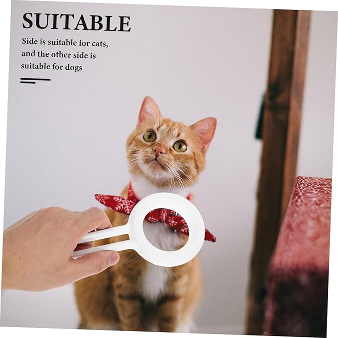 Double-sided Grooming Comb for Cats Dogs Hair Removal Tool Comfortable Handle Easy Cleaning
