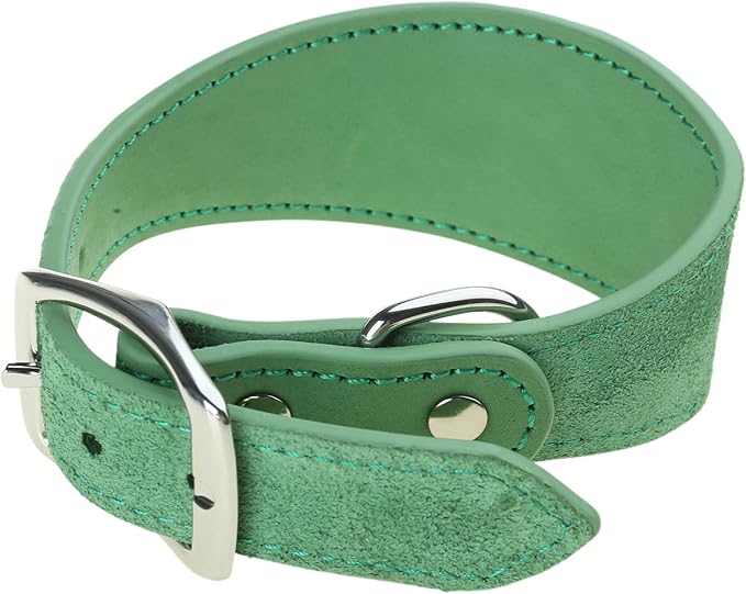 Leathers Greyhounds Collars Soft Padding Wide Collars for Whippets Lurchers Salukis Large Breeds Pet Accessories Dogs Supplies Supplies Accessories Collar