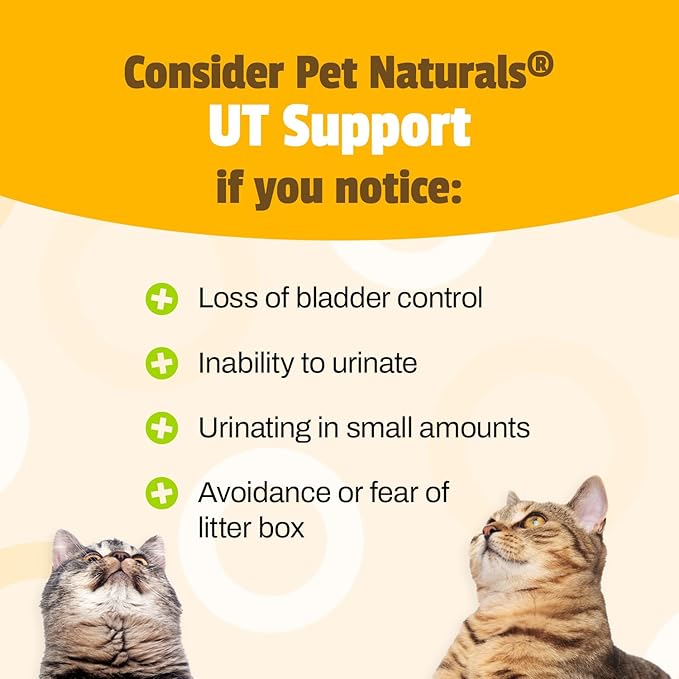 Pet Naturals UT Support Urinary Tract Supplement for Cats, 60 Chews