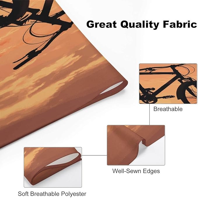 Dog Bandana Spring Pet Scarf Adjustable Triangle Road Bicycle Printing Dog Bib Washable Polyester Puppy Bandana for Small Medium Large Dogs Cat Birthday Party Supplies