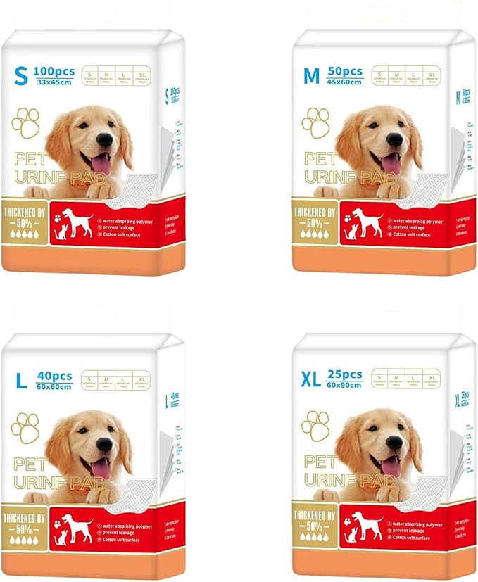 Dog Diaper Pad Dog Pee Training Dogs Nappy Mat with Layer Pet Diaper Supplies Absorbent
