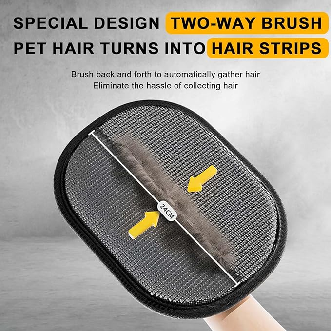 Static Hair Removal Gloves Reusable Pet Hair Removal Tools Efficient Cleaning Suitable for Cats and Dogs Grooming