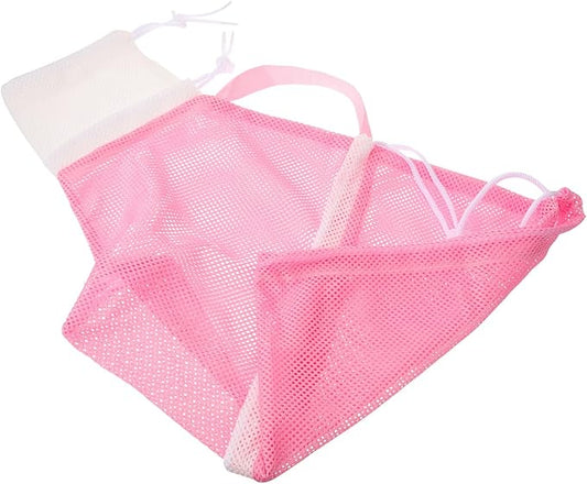Multi Function Cat Grooming Bag Durable Mesh Pet Bathing Pouch for Nail Trimming and Care Breathable Calm Design