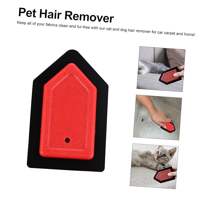 TOYANDONA Portable PET Hair Remover for Clothes and Furniture Mini Dog and Cat Grooming Brush Reusable Design Effective Fur Removal Tool for Home and Car