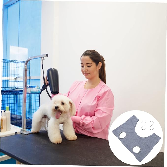 Mikikit PET Grooming Hammock for Dogs and Cats Waterproof PET Nail Clip Bag Adjustable Grooming Hammock Cloth and Trimming Support
