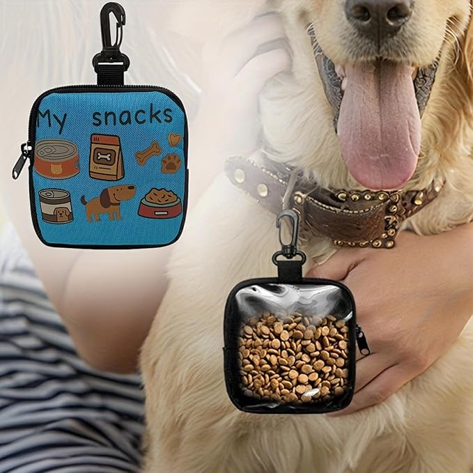 Treat Bag for Dog Training,Portable Storage Pet Supplies,Dog Treat Waist Pouches for Training | for Walking Outdoor Camping Travel Vacation Hiking Adventure