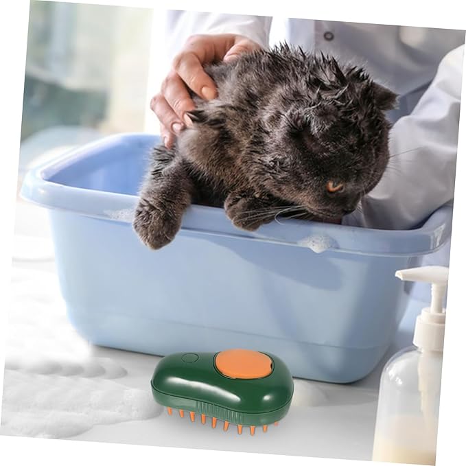 BESPORTBLE Cat Grooming Brush Steam Self-cleaning Comb Pet Hair Removal Indoor Cat Supplies