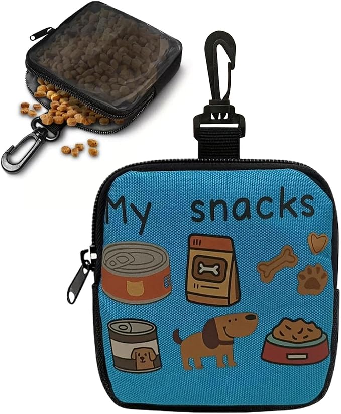 Treat Bag for Dog Training,Portable Storage Pet Supplies,Dog Treat Waist Pouches for Training | for Walking Outdoor Camping Travel Vacation Hiking Adventure