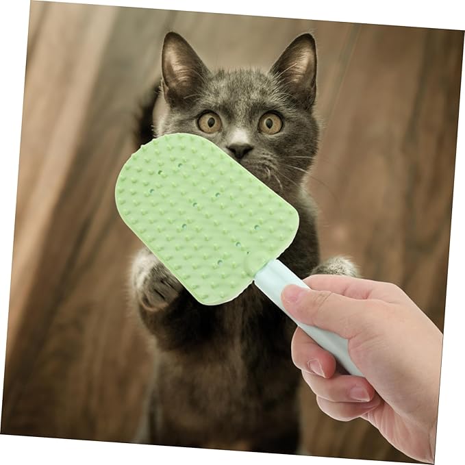 MERRYHAPY 3pcs Cat Grooming Brush for Haired Cats Dual-sided Washable Tool for Reducing Shedding and for Indoor Use