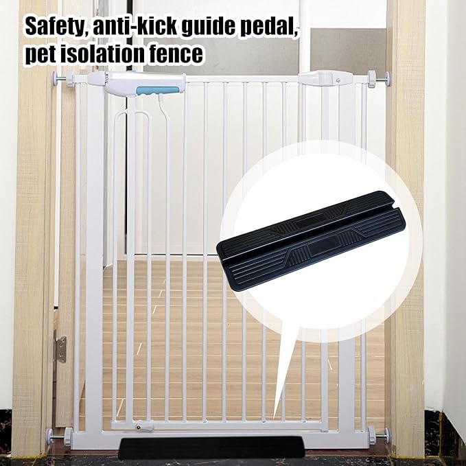 Pedal Style Door Replacement Part - Safety Gate Fixator Support Feet | Canine Feline Barrier Fence Stairway Guarding Pet Supplies Home Protection Component