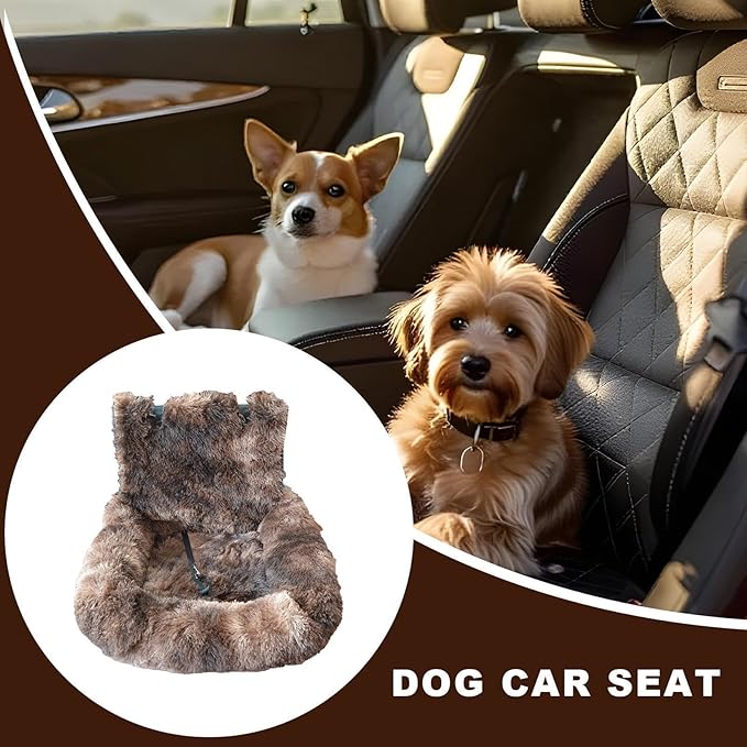 Car Seat Dog | Large Cat Car Seat Travel Cushion,Travel Bed Non-Slip Pet Cushion for Small Medium Large Puppy Kitten Vehicle Adventures Camping Road Trip Truck Vet Visit