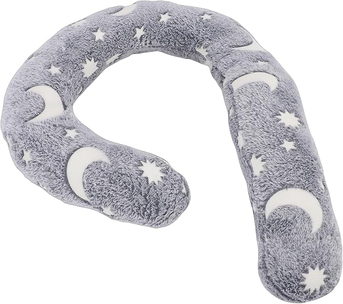 Zerodis Dog Neck Pillow C Shaped Orthopedic Support Soft PP Cotton Pet Bed for Cats and Small Dogs Ideal for Better Sleep Pain Relief and Travel Dog Daily Supplies