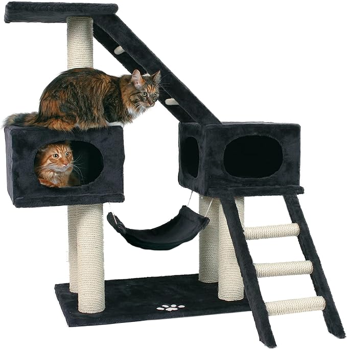 TRIXIE Pet Products Malaga Cat Playground (Dark Gray)