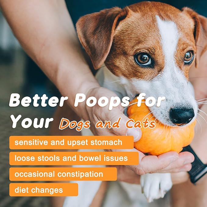 NATURE TARGET Pumpkin for Dogs and Cats, Natural Fiber for Dogs, with Digestive Enzymes, Apple, Healthy Stool and Digestive Support, Diarrhea, Constipation Relief, Pumpkin Powder for Dog to Make Puree