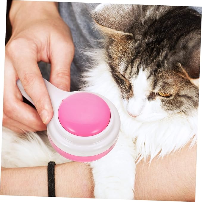 Toyvian Multi-function Pet Comb for Cats Dogs Grooming Brush for Long Haired Dogs Easy Hair Removal Portable Comfortable Handle