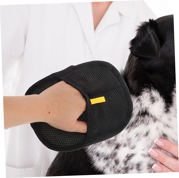 Mipcase Large Dual-Sided PET Hair Remover Gloves for Cats and Dogs Effective Grooming Mittens for Shedding and Cleaning Furniture Carpets and Clothing