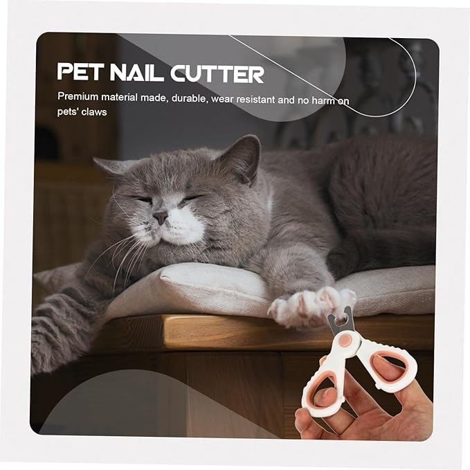 GALPADA Portable Pet Nail Clipper for Dogs Cats Safe Use Claw Trimmer Tool for Grooming Pet Owners to Prevent Over-Cutting and Ensure Comfort