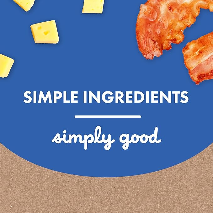 Buddy Biscuits Cloud Star 8 oz. Box Teeny Crunchy Dog Treats Made with Bacon & Cheese (Pack of 2)