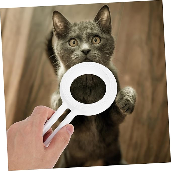 Toyvian Pet Grooming Comb for Cats and Double-sided Deshedding Tool for Efficient Fur Removal Abs Material Indoor Pet Grooming