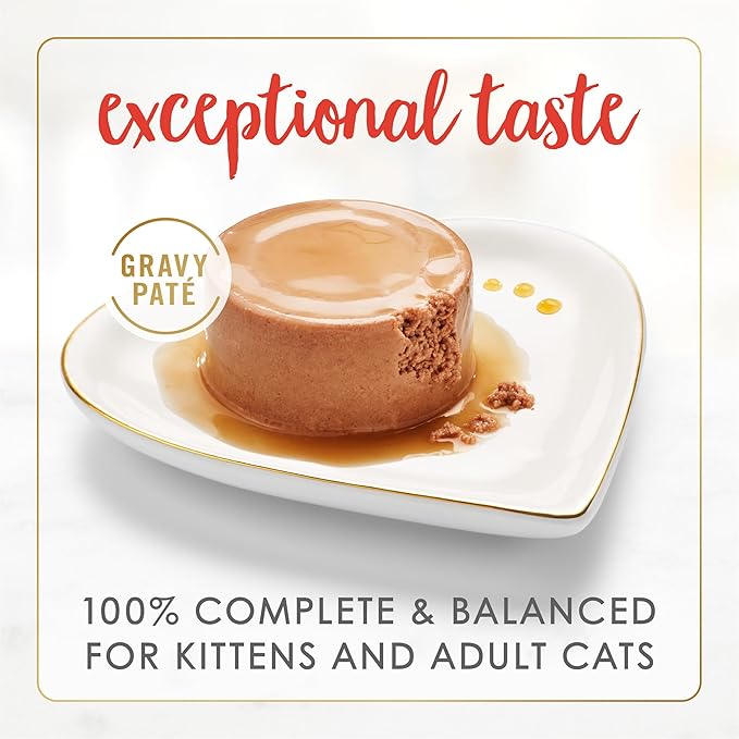 Purina Fancy Feast Gravy Lovers Beef Feast Pate in Wet Cat Food Gravy - (Pack of 24) 3 oz. Cans
