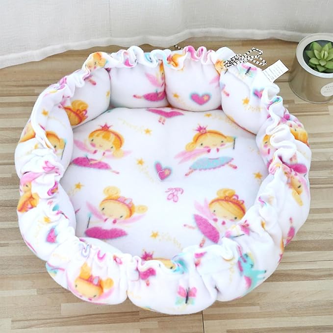 Windproof Warm Pet Bed House Drawstring Design Washable Soft Cushions Kennel for Small Dogs Cats Pet Supplies Houses for Indoor Large Houses for Warm No Heating Pad House Windproof for Winter
