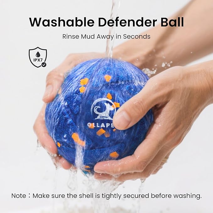 Interactive Dog Toys Dog Ball - Auto Bouncing & Rolling, Chew-Resistant E-TPU Material, 3 Interactive Modes, IPX7 Waterproof, Smart Chase Pet Toy Ball for Medium and Large Dogs (Blue)