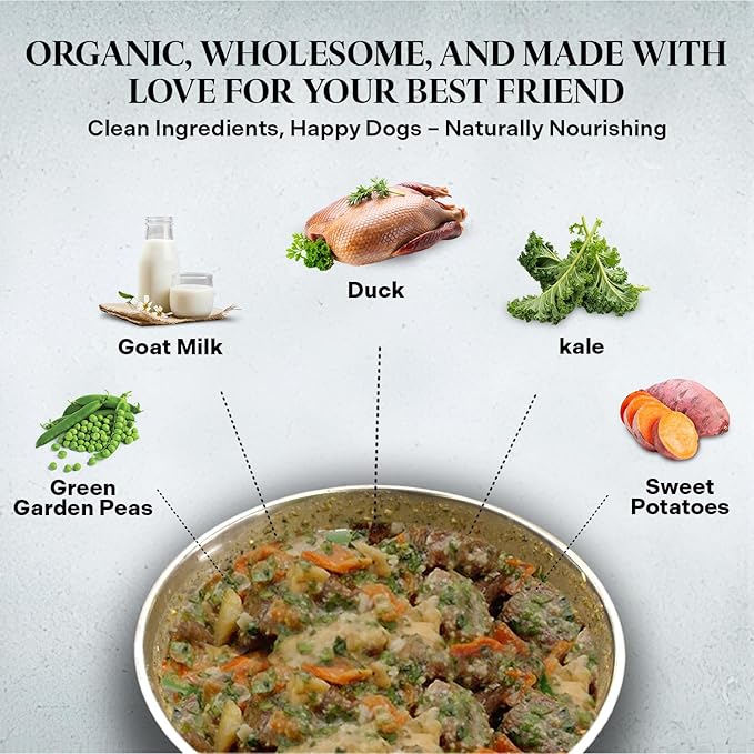 Healthy Dogma - PetMix Dehydrated Dog Food -, Raw, Easy-to-Digest Homemade Dog Food with Freeze-Dried Duck, Goat’s Milk & Superfoods (Duck Dinner, 2 lbs)