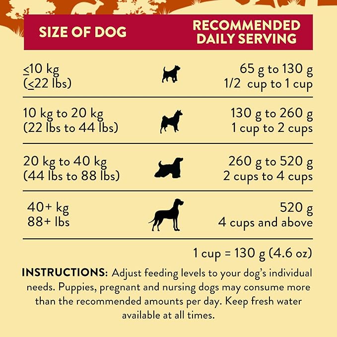 Addiction Outback Kangaroo Feast Air-Dried Grain-Free Dog Food – Complete Meal or Topper with Natural Ingredients for Digestive and Skin & Coat Health, 2lb - 2 Packs