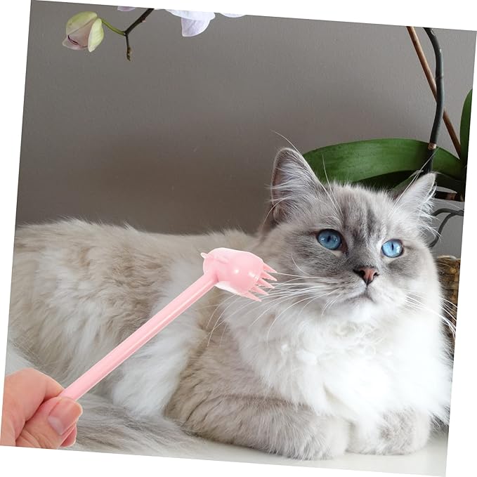 Totority Cat Grooming Brush Massage and for Cats Durable Material Self Grooming Design for Cat Hair Removal and Relaxation