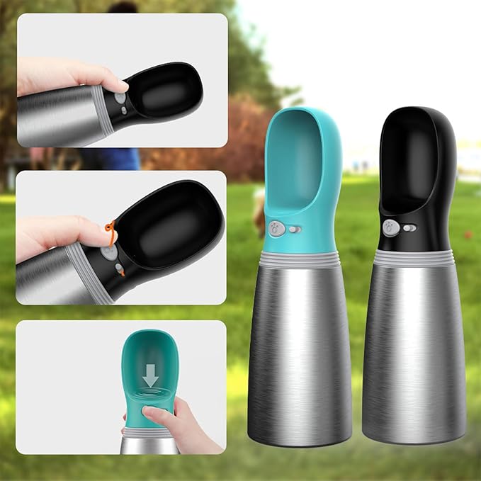 Practical Pet Water Bottle Large Capacity Dog Travel Dispenser Drinking Bowl Supply Drinking