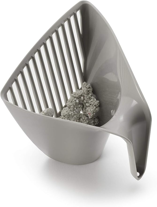 Moderna Jumbo Litter and Scoop, Grey, Plastic, 1 Count